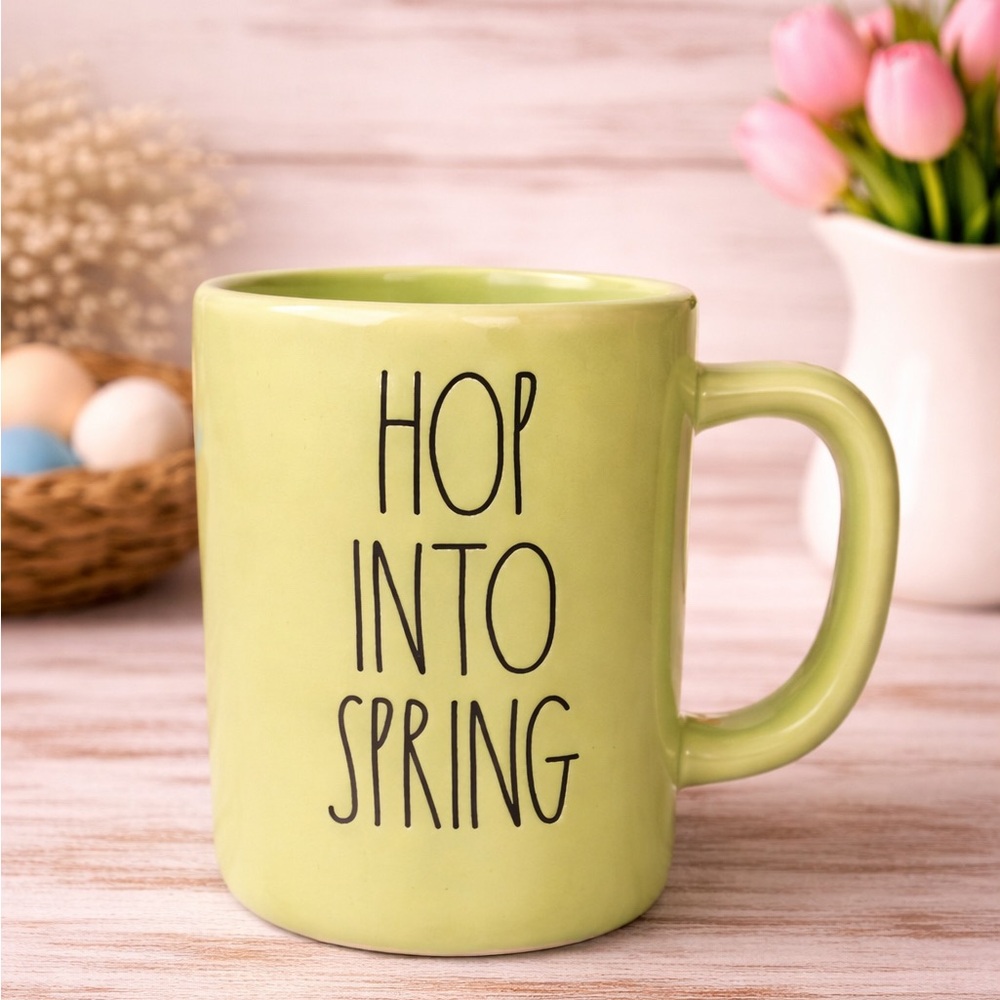 Rae Dunn HOP INTO SPRING mug